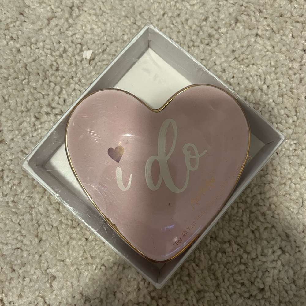 Heart-Shaped Pink Jewelry Box
